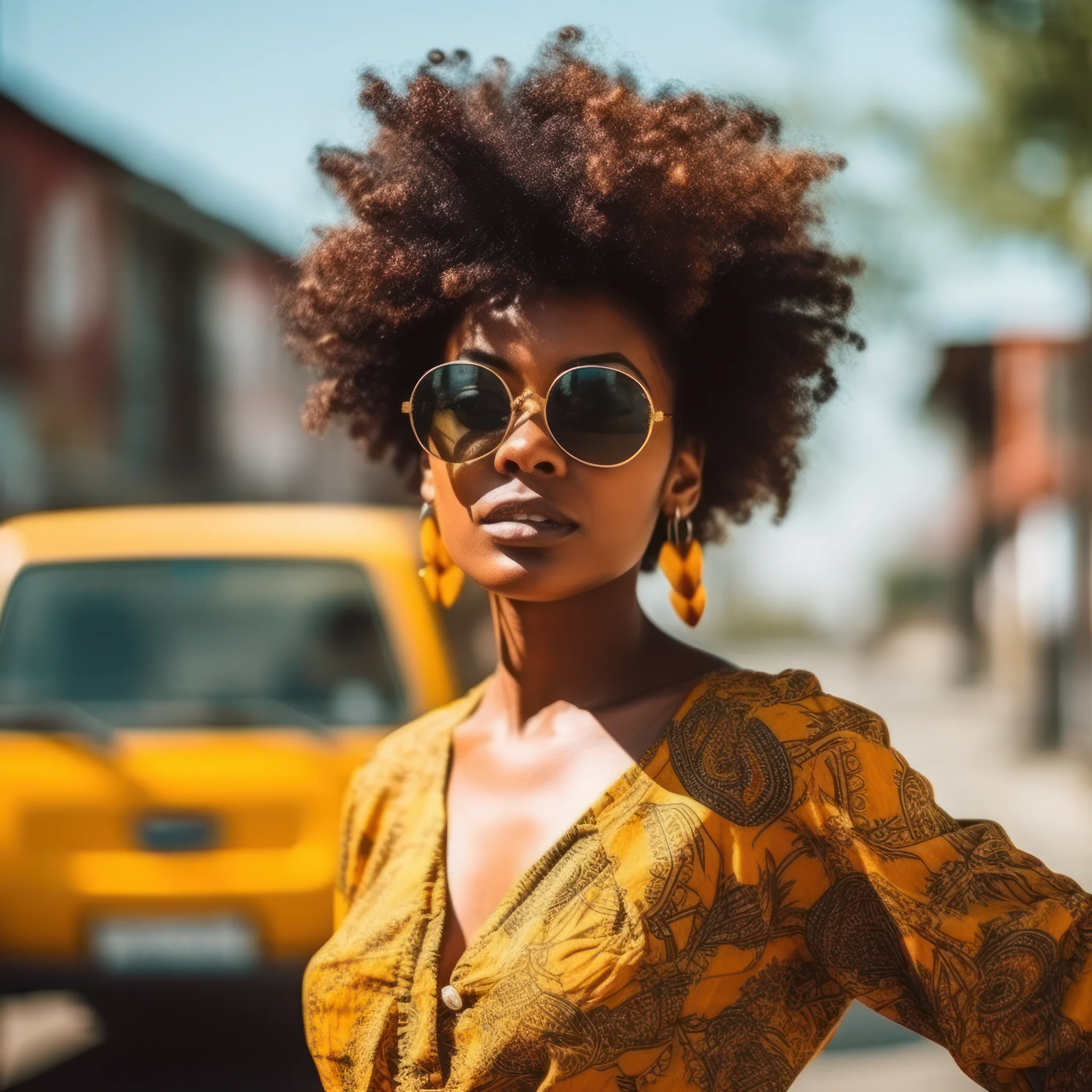 Modified Afro Hairstyles For Black Women -3