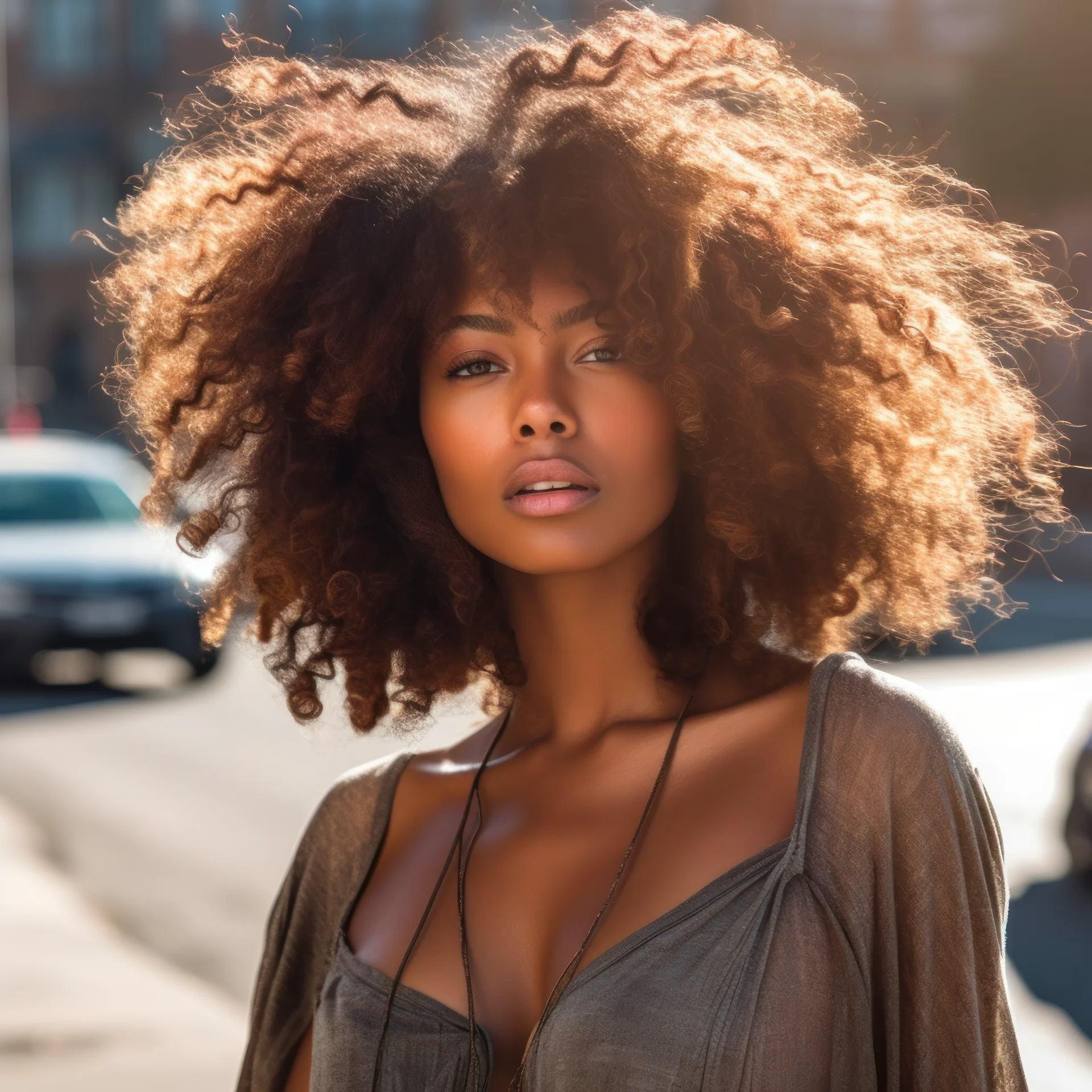 Twisted Out ‘Fro Hairstyles For Black Women -1