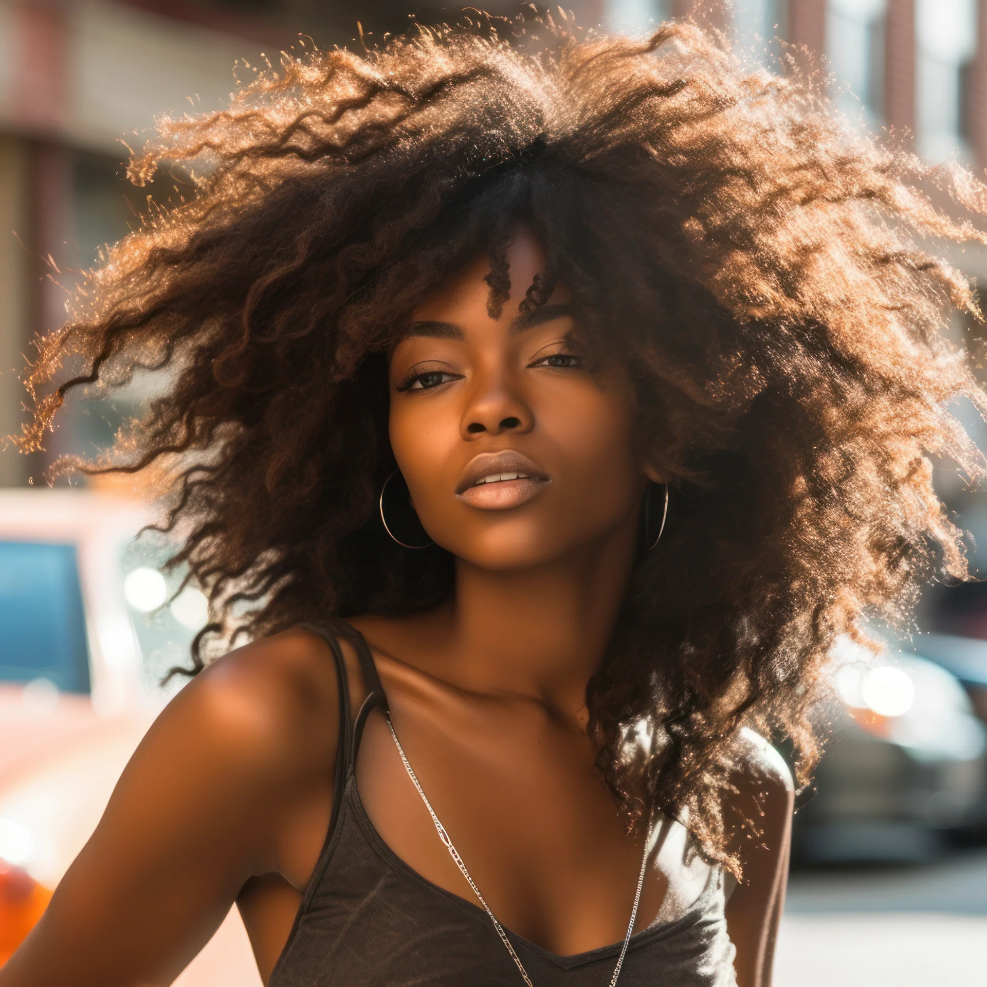 Twisted Out ‘Fro Hairstyles For Black Women -4